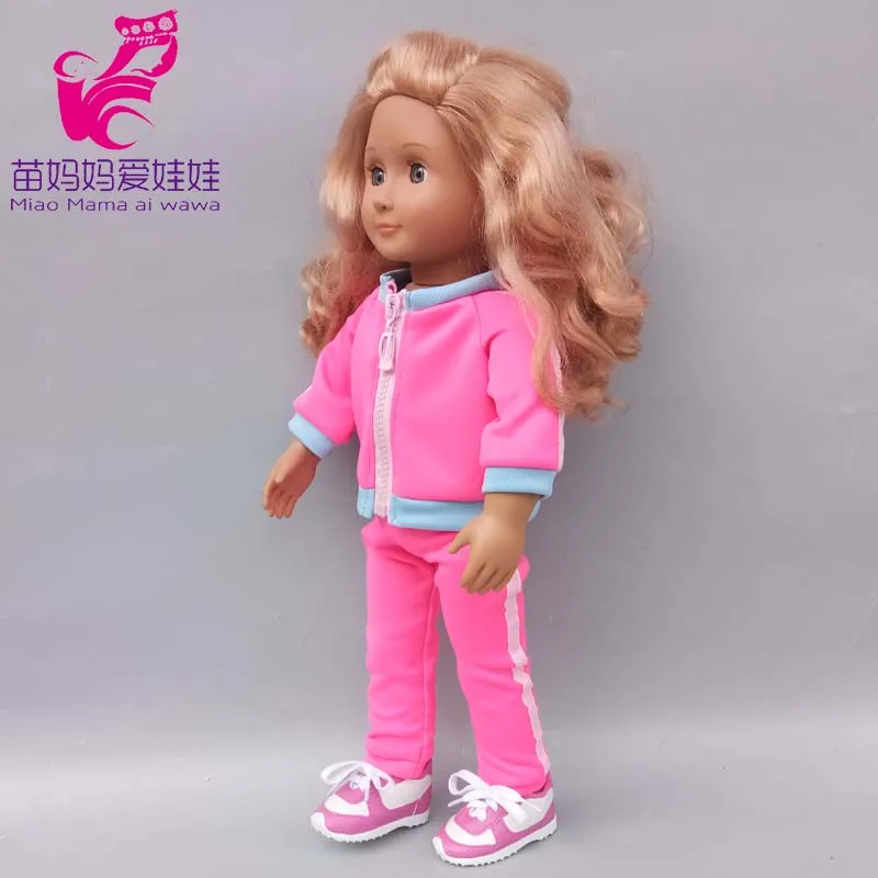 43cm New Born Baby Doll Clothes Hoody Coat for 18 Inch American OG Girl Doll Jacket Children Toys Outfits