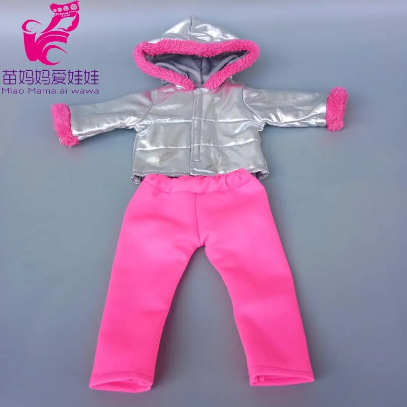43cm New Born Baby Doll Clothes Hoody Coat for 18 Inch American OG Girl Doll Jacket Children Toys Outfits