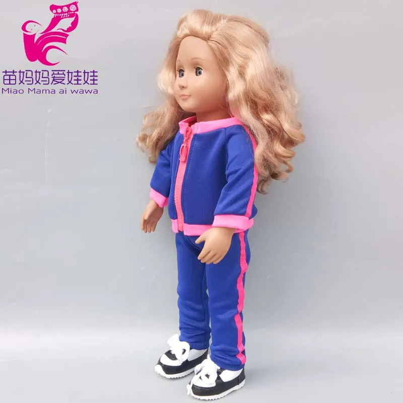 43cm New Born Baby Doll Clothes Hoody Coat for 18 Inch American OG Girl Doll Jacket Children Toys Outfits