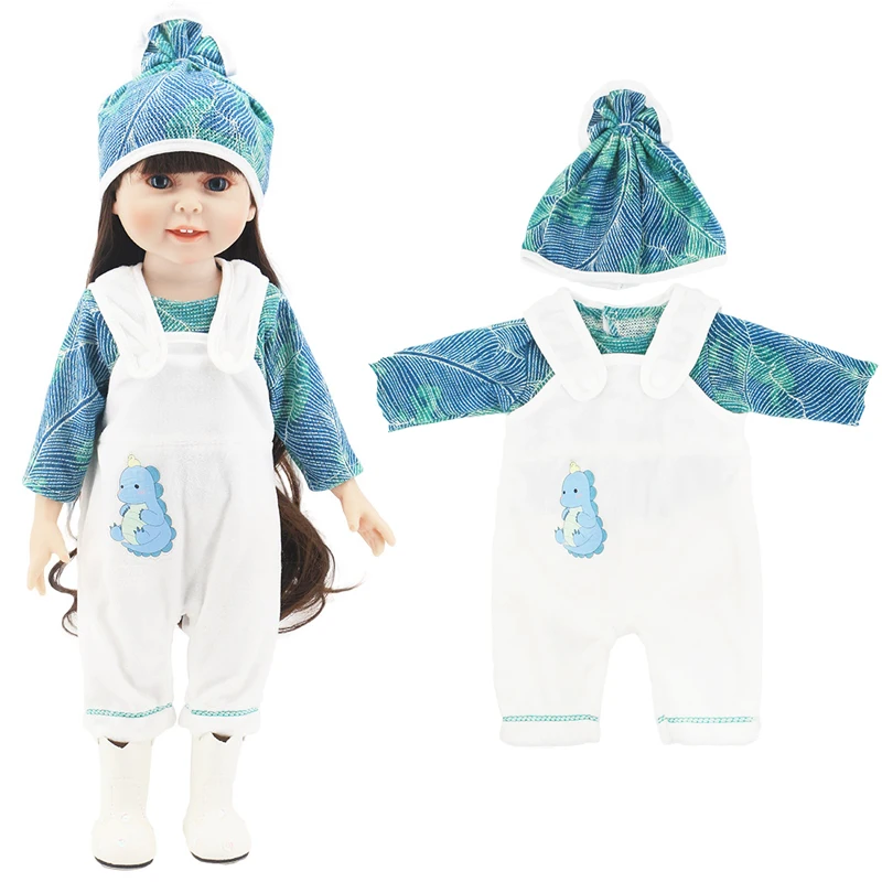 43cm New Born Baby Doll Clothes Hoody Coat for 18 Inch American OG Girl Doll Jacket Children Toys Outfits