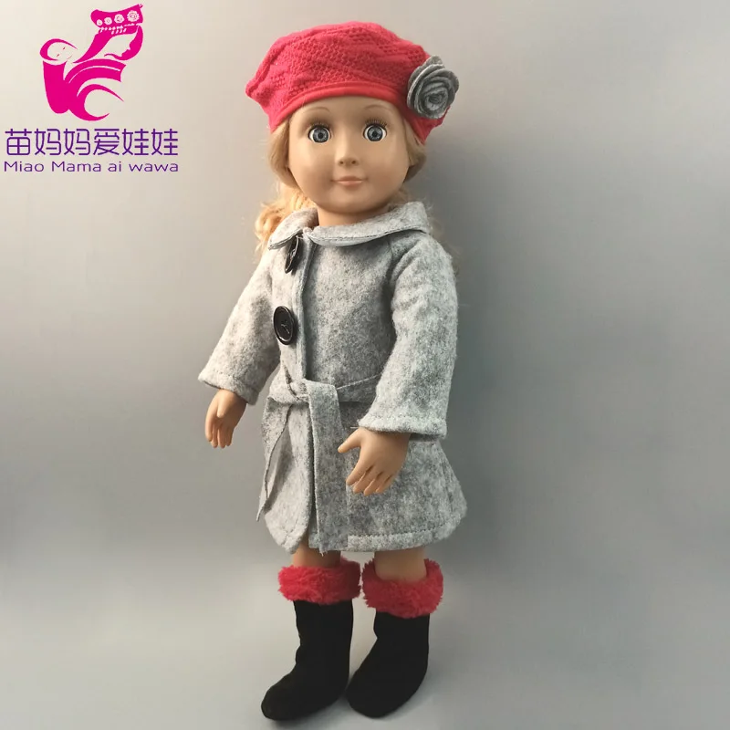 43cm New Born Baby Doll Clothes Hoody Coat for 18 Inch American OG Girl Doll Jacket Children Toys Outfits