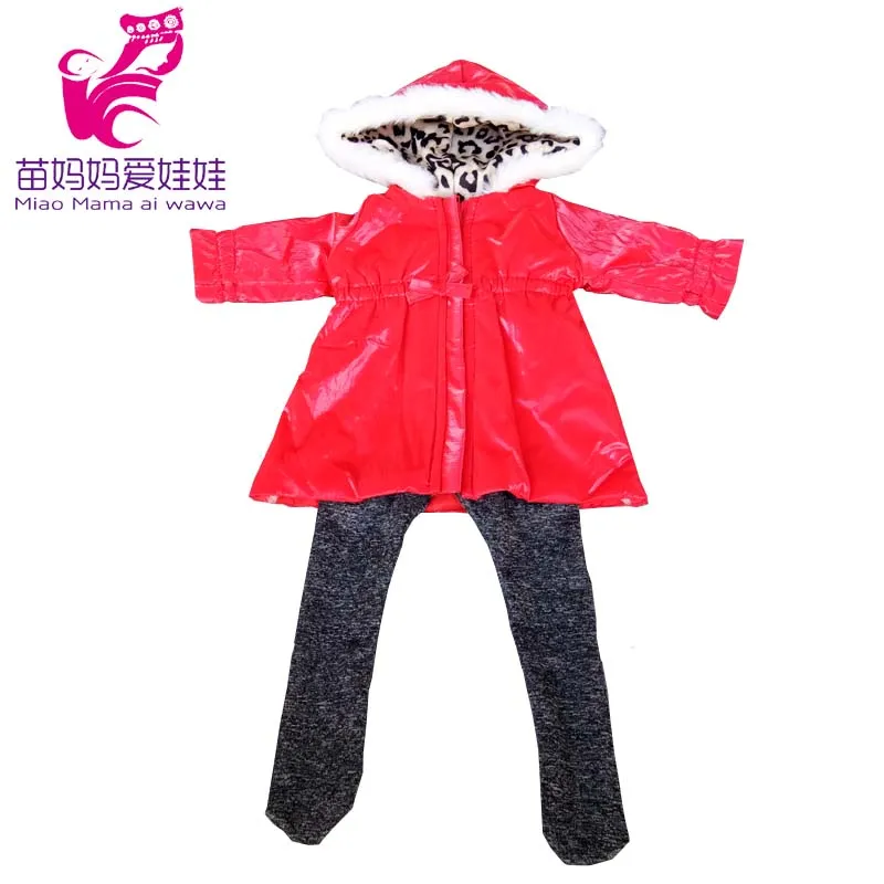 43cm New Born Baby Doll Clothes Hoody Coat for 18 Inch American OG Girl Doll Jacket Children Toys Outfits