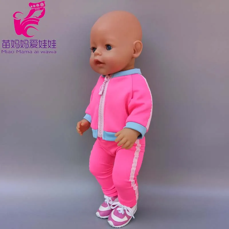 43cm New Born Baby Doll Clothes Hoody Coat for 18 Inch American OG Girl Doll Jacket Children Toys Outfits
