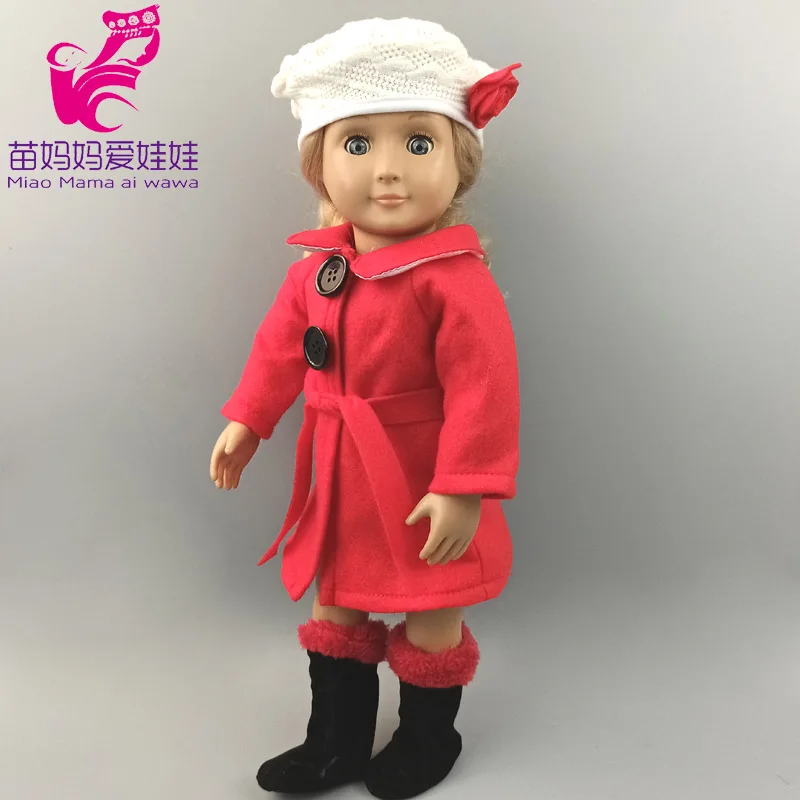 43cm New Born Baby Doll Clothes Hoody Coat for 18 Inch American OG Girl Doll Jacket Children Toys Outfits