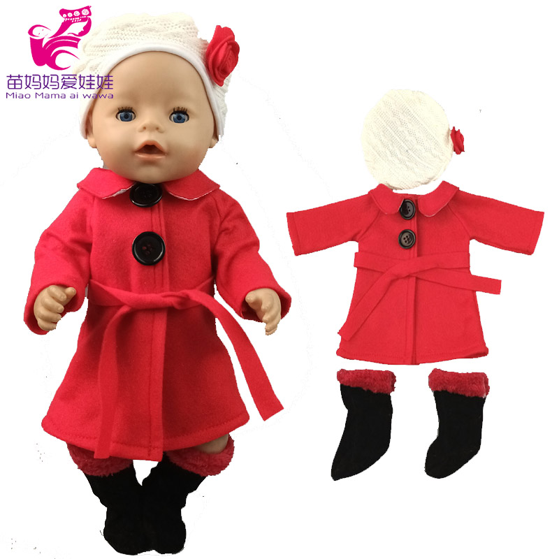 43cm New Born Baby Doll Clothes Hoody Coat for 18 Inch American OG Girl Doll Jacket Children Toys Outfits