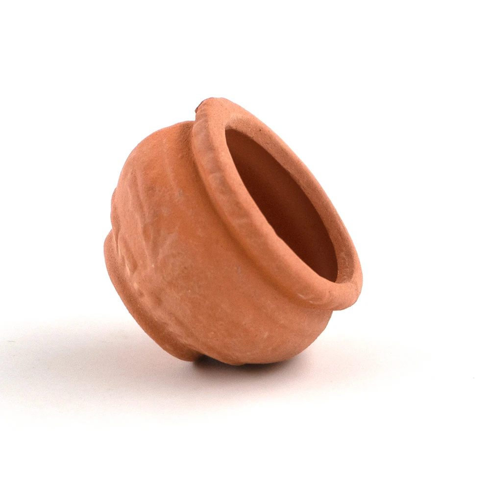1Pcs 1/12 Dollhouse Miniature Accessories Mini Ceramic Flowerpot Simulation Furniture Vase for Doll House Decoration