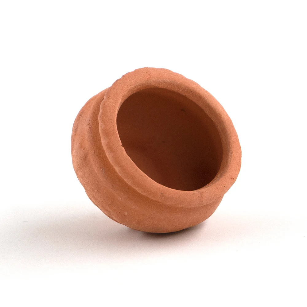 1Pcs 1/12 Dollhouse Miniature Accessories Mini Ceramic Flowerpot Simulation Furniture Vase for Doll House Decoration