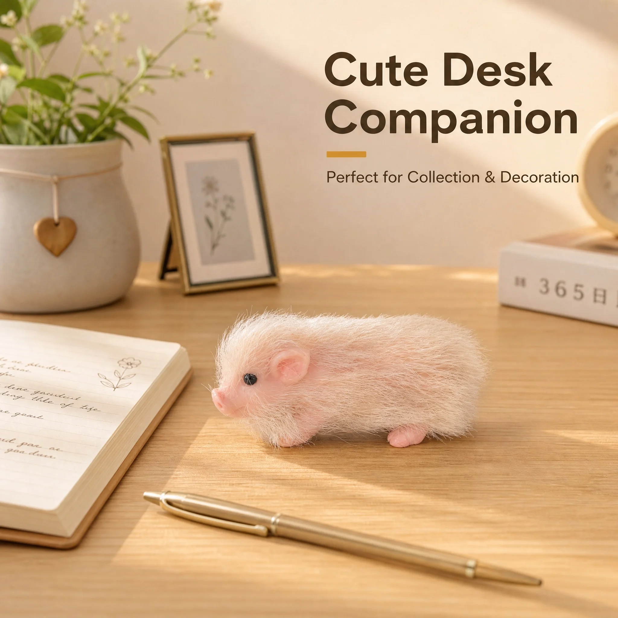 7cm Silicone Piglet Soft Cute Mini Realistic Animals with Accessories Lifelike Reborn Newborn Pig Doll Decompression Toy Gift