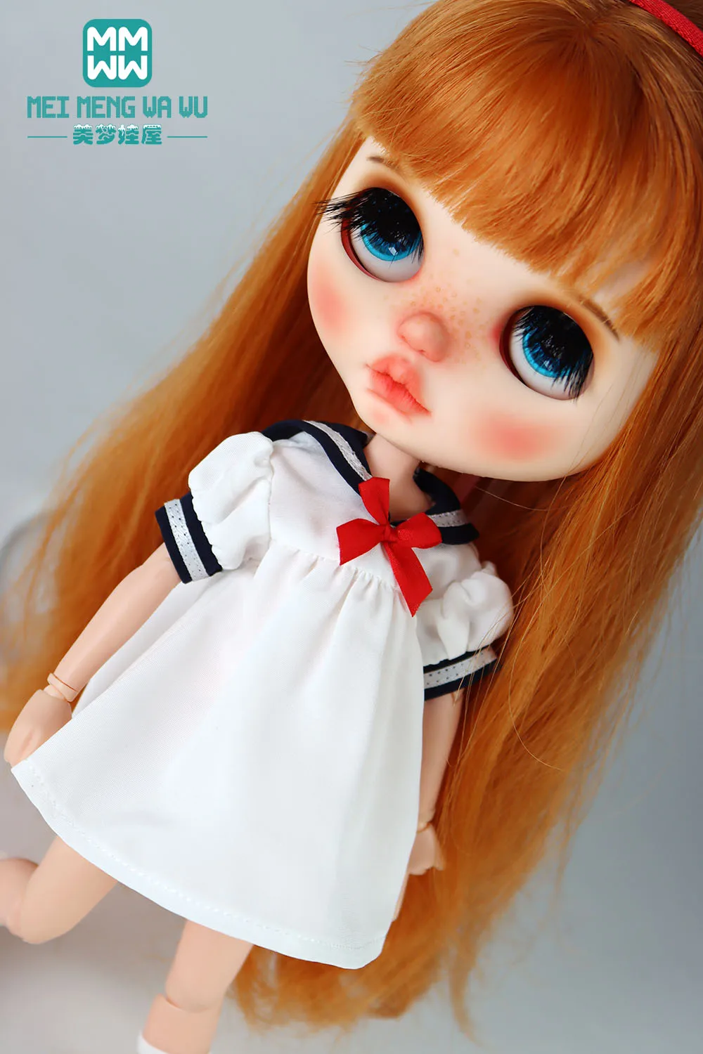 1pcs Blyth Doll Clothes Retro Dress, Plaid Skirt, Striped Lace Skirt for Blyth Azone OB23 OB24 1/6 Doll Accessories