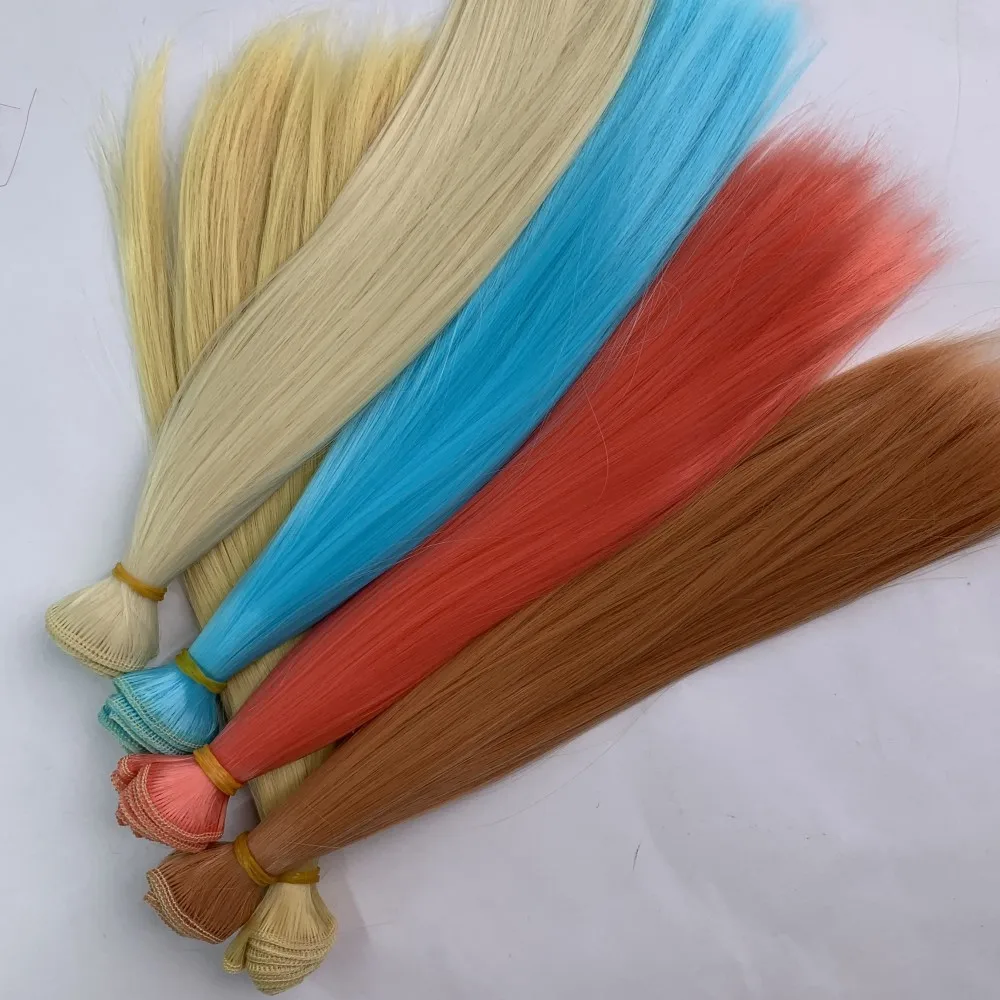 1 Piece Wig BJD Hair 25cm*100cm, Various Colors, Straight Hair Wig, Suitable for 1/3 1/4 BJD DIY