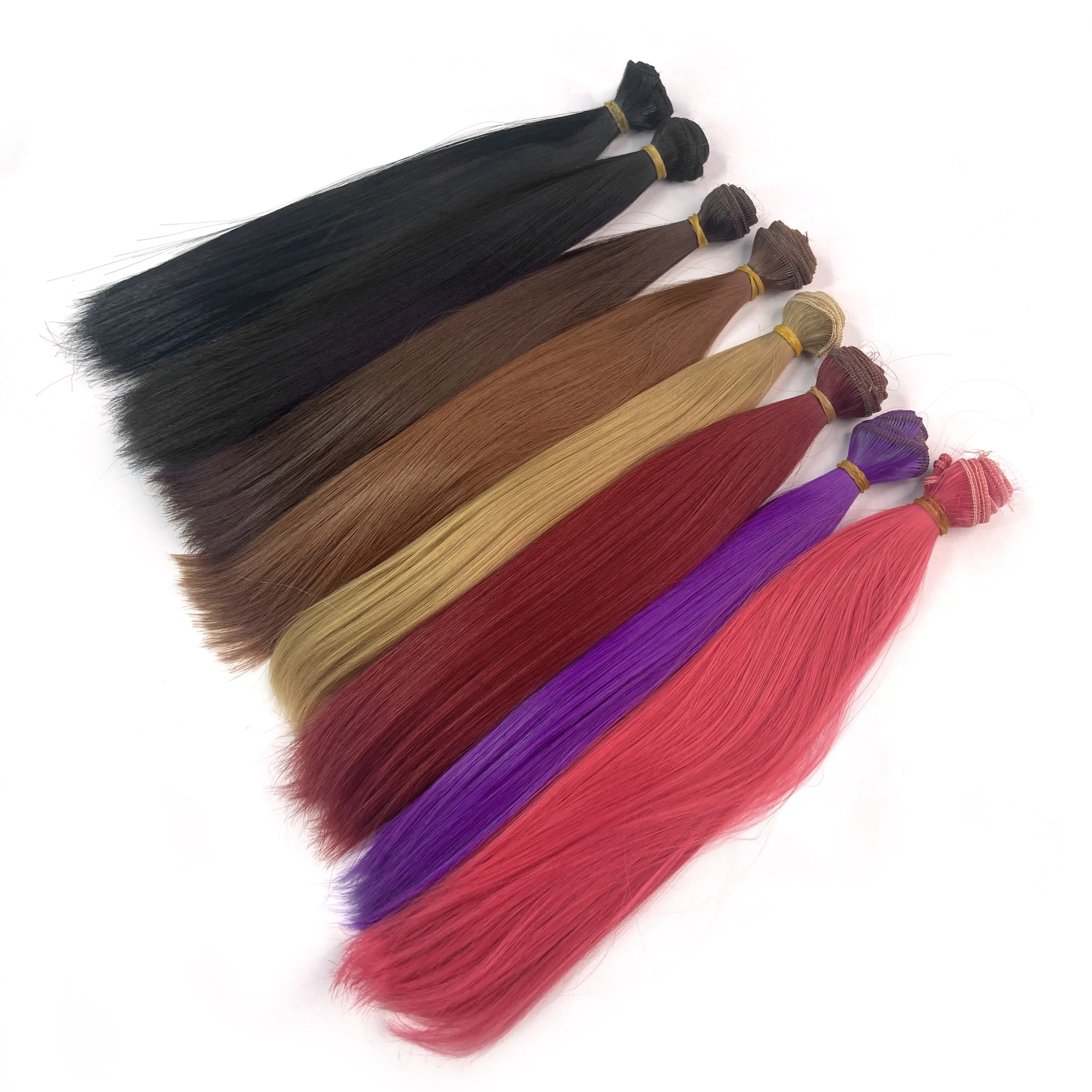 1 Piece Wig BJD Hair 25cm*100cm, Various Colors, Straight Hair Wig, Suitable for 1/3 1/4 BJD DIY