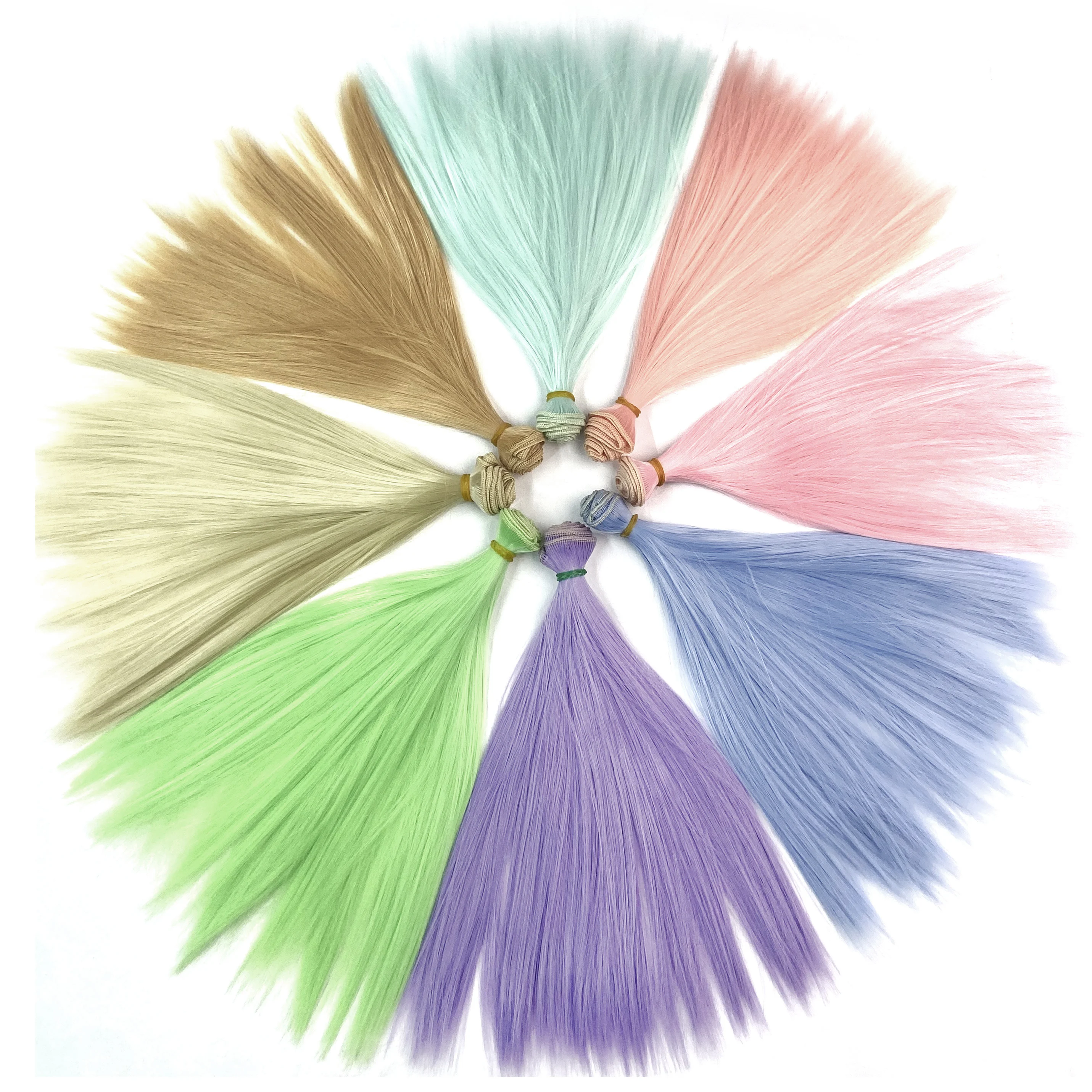 1 Piece Wig BJD Hair 25cm*100cm, Various Colors, Straight Hair Wig, Suitable for 1/3 1/4 BJD DIY