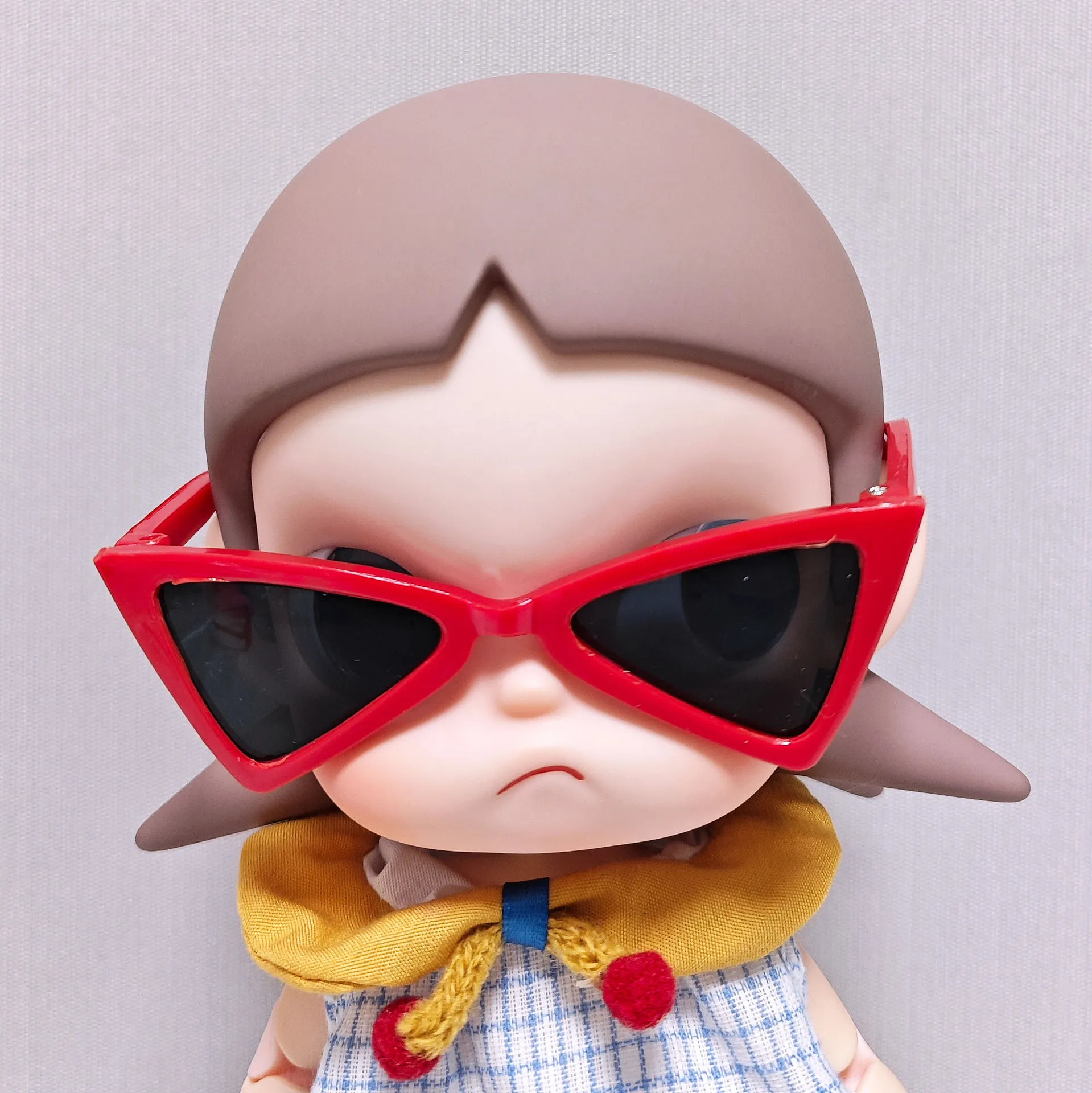 (Only Glasses) Fashion Doll Eyewear Fit ZSIGA Yearning Place Gaga Sister Movable Figure BJD Doll Costume Decor Accessories