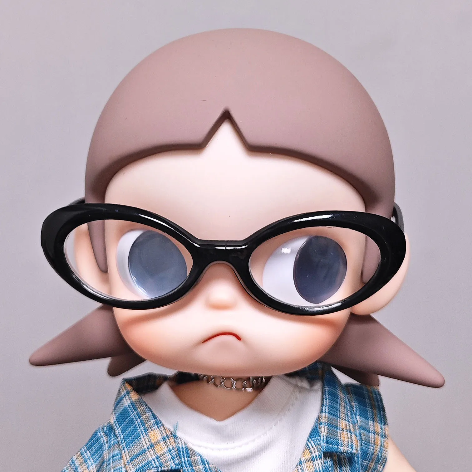 (Only Glasses) Fashion Doll Eyewear Fit ZSIGA Yearning Place Gaga Sister Movable Figure BJD Doll Costume Decor Accessories