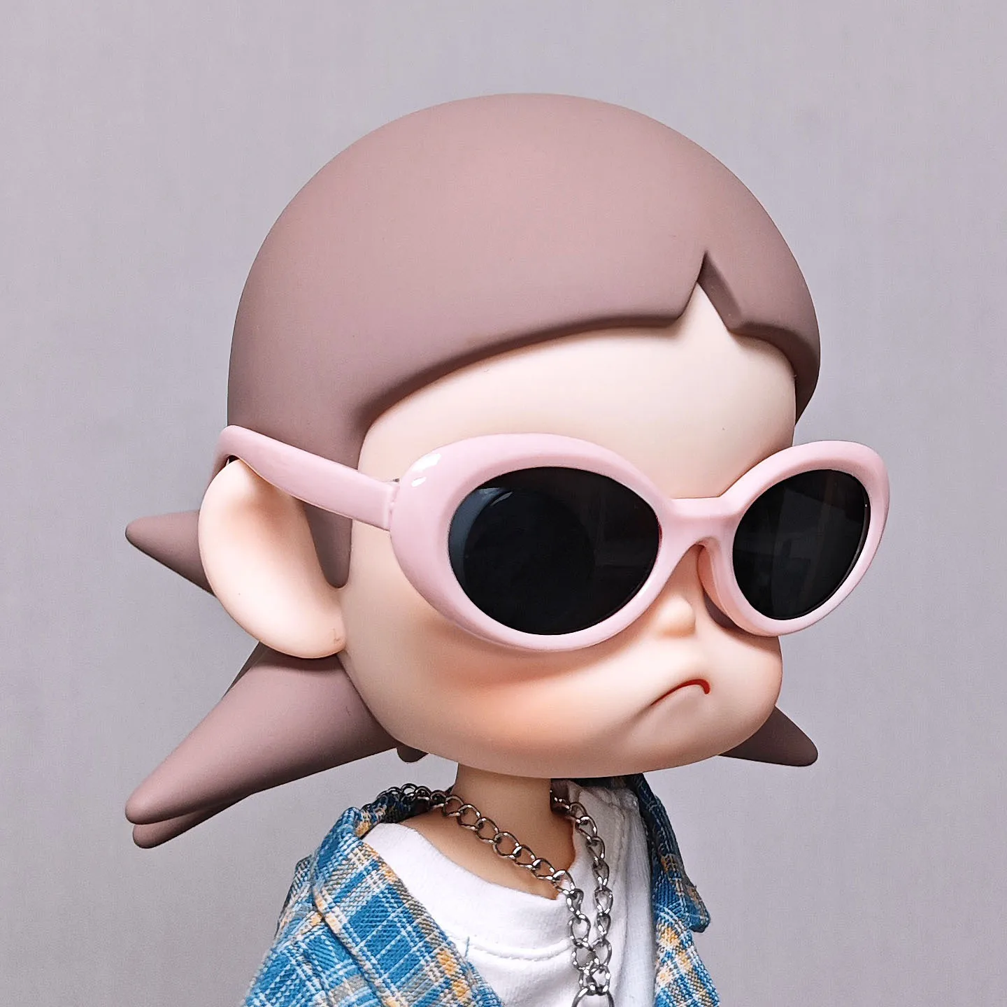 (Only Glasses) Fashion Doll Eyewear Fit ZSIGA Yearning Place Gaga Sister Movable Figure BJD Doll Costume Decor Accessories