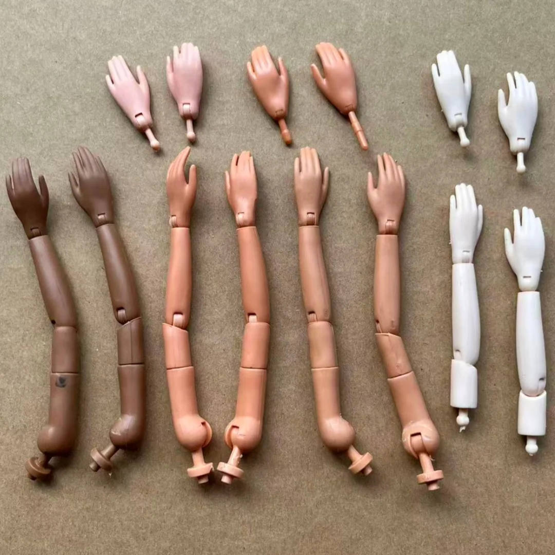 Dancing Girl Replacements Hands Brown Beige White Skin Bratss Doll Parts 1/6 Doll Accessories