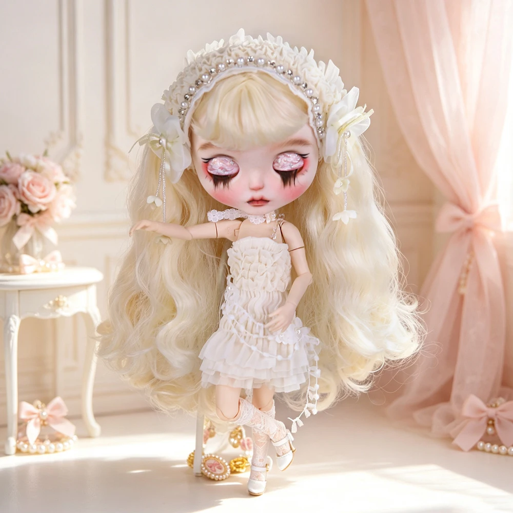 ICY DBS Blyth 1/6 High-Quality Outfit Set with Headpiece and Hat Anime-Style Doll Toy Gift