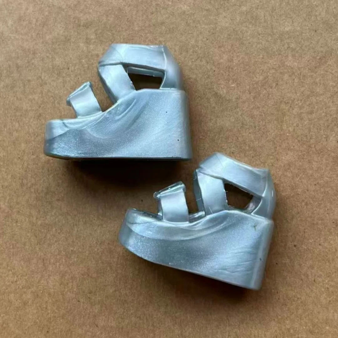 Candy Color DIY Dressing Licca Jenny Doll Sandals Shoes Toy Parts Accessories for 1/6 Female Collectible Dolls
