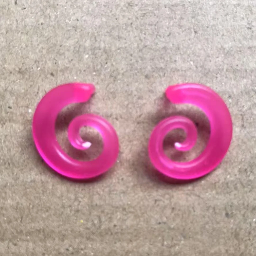 Rainbow Fashion Sister 1/6 Doll Earrings Colorful Personality Decor Accessories for Doll Decorations