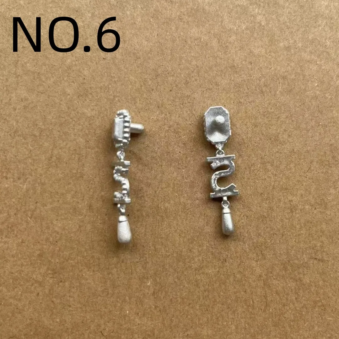 Rainbow Fashion Sister 1/6 Doll Earrings Colorful Personality Decor Accessories for Doll Decorations