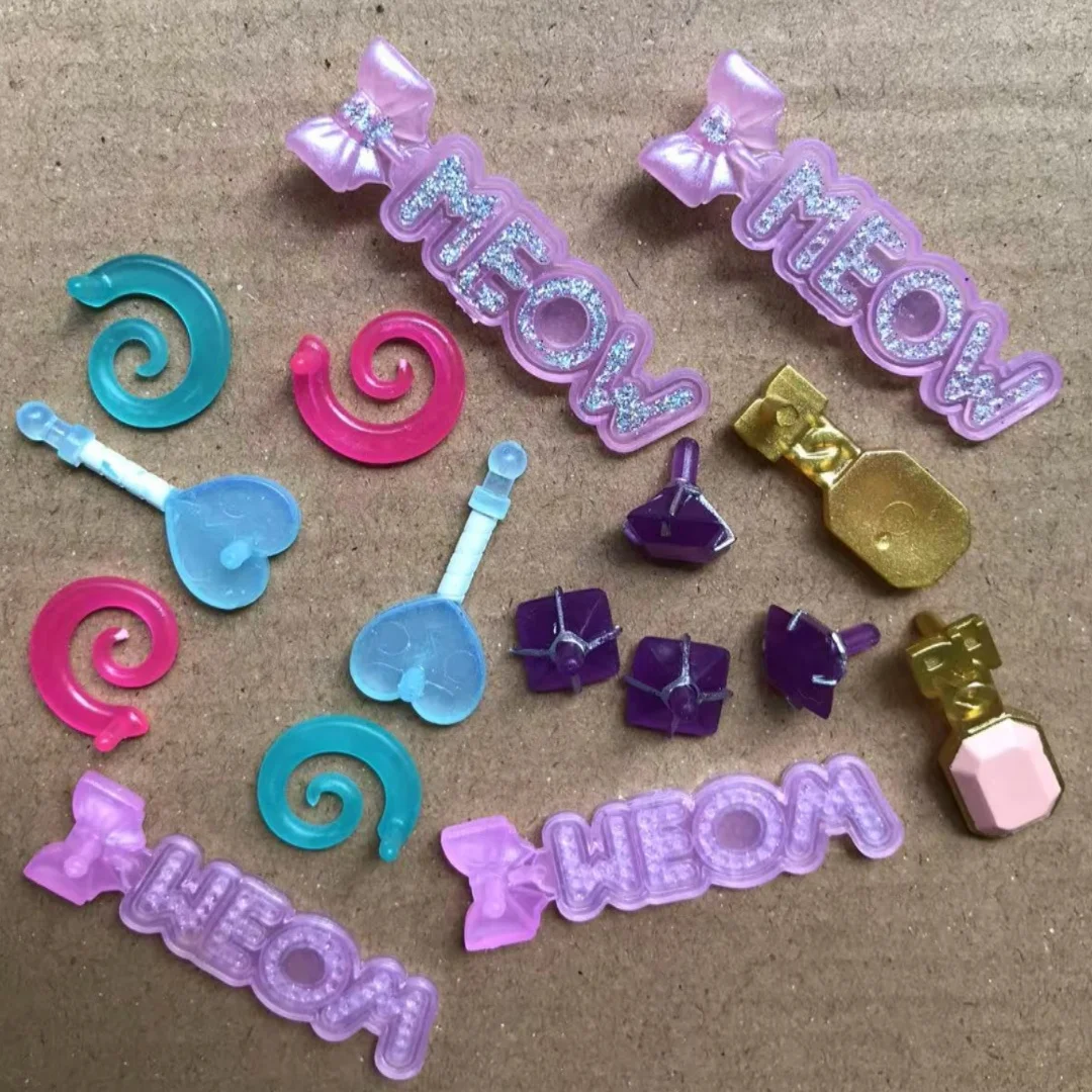 Rainbow Fashion Sister 1/6 Doll Earrings Colorful Personality Decor Accessories for Doll Decorations