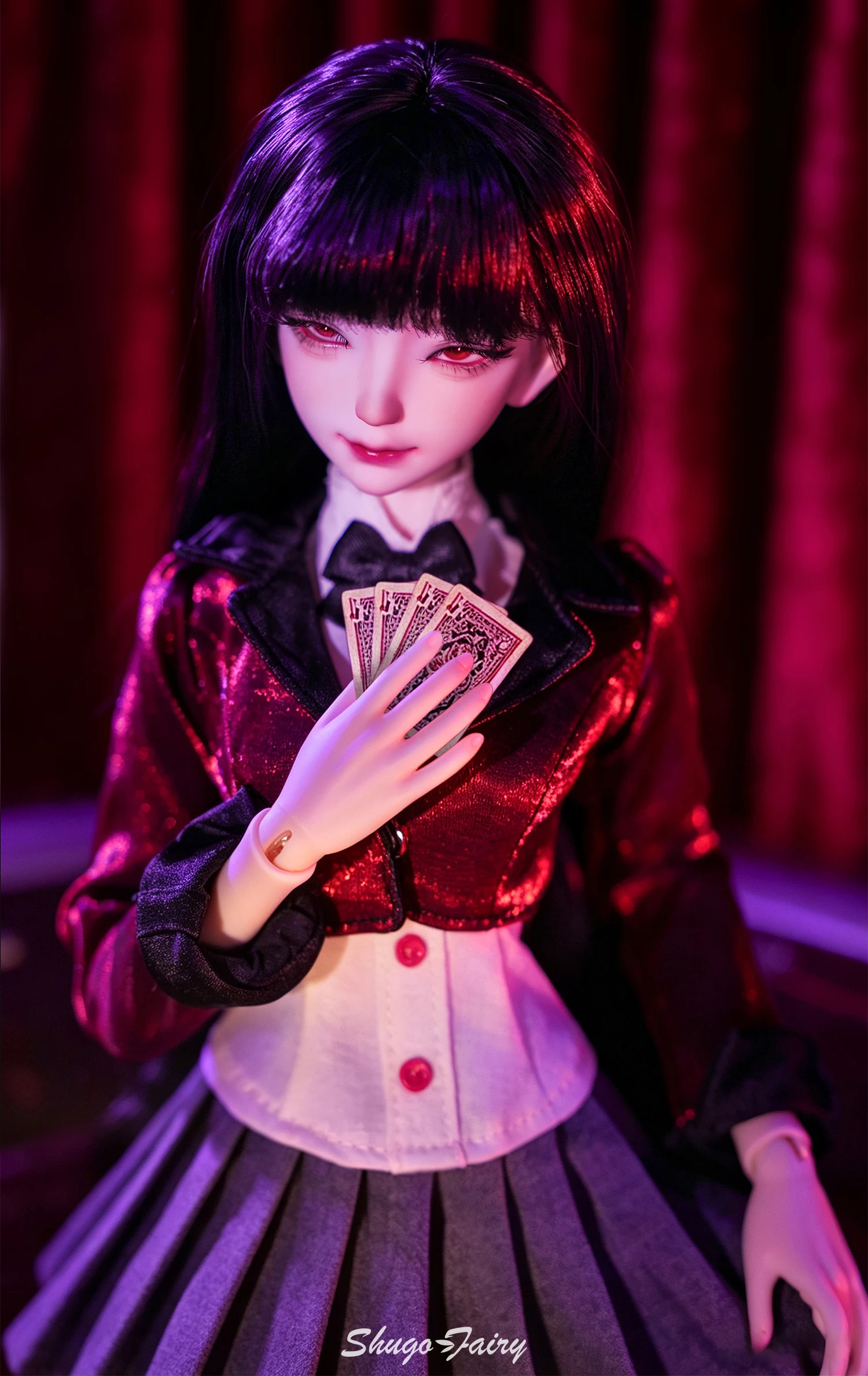 XANA I 1/4 FC Ball Jointed Doll Full Set Anime Resin BJD Doll Gambling Poker ThemeCollectible Customizable Articulated Doll Gift