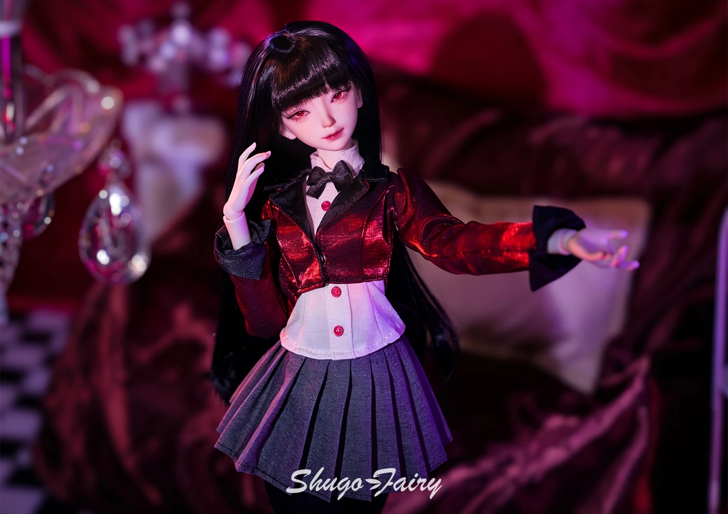 XANA I 1/4 FC Ball Jointed Doll Full Set Anime Resin BJD Doll Gambling Poker ThemeCollectible Customizable Articulated Doll Gift