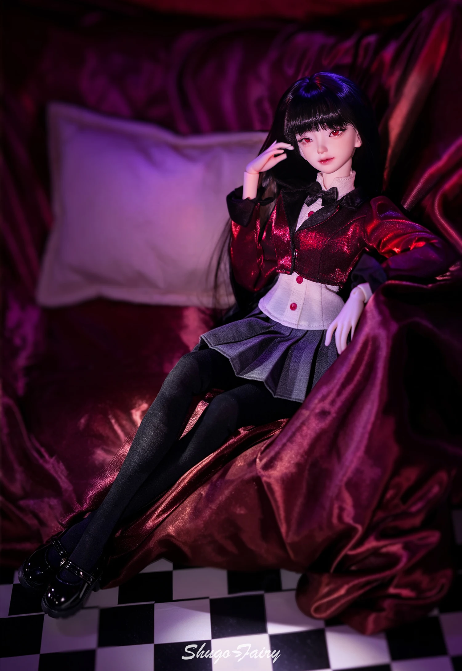 XANA I 1/4 FC Ball Jointed Doll Full Set Anime Resin BJD Doll Gambling Poker ThemeCollectible Customizable Articulated Doll Gift