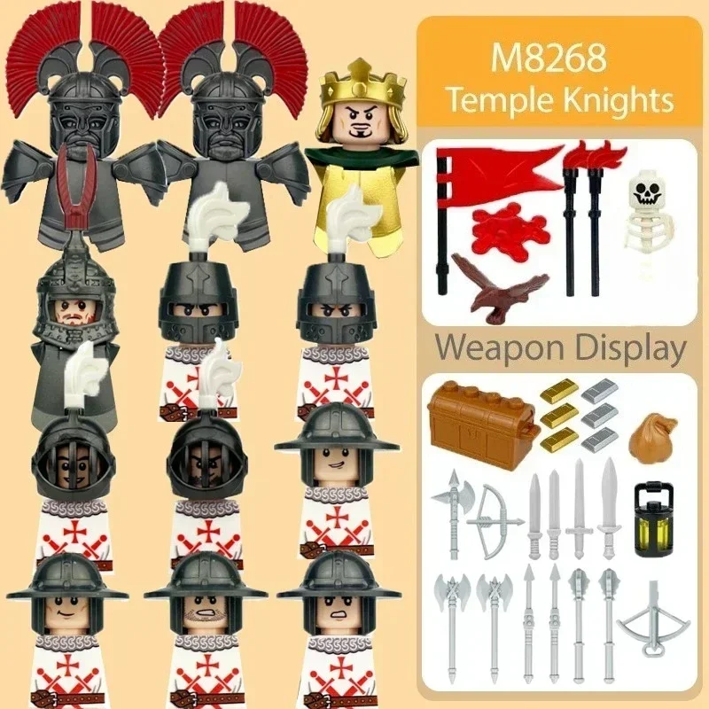 Viking warrior,shield,sword, helmet, army,building blocks, humanoid dolls, birthday gifts,cartoon characters, mini action dolls.