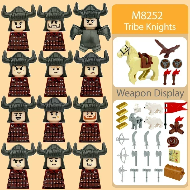 Viking warrior,shield,sword, helmet, army,building blocks, humanoid dolls, birthday gifts,cartoon characters, mini action dolls.
