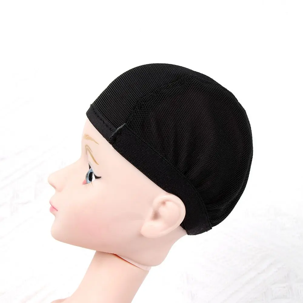 Black/Beige Color Wig 1/3 1/4 1/6 Hairnet Net Head Headgear Fixed Hair Non-slip Hat Cap