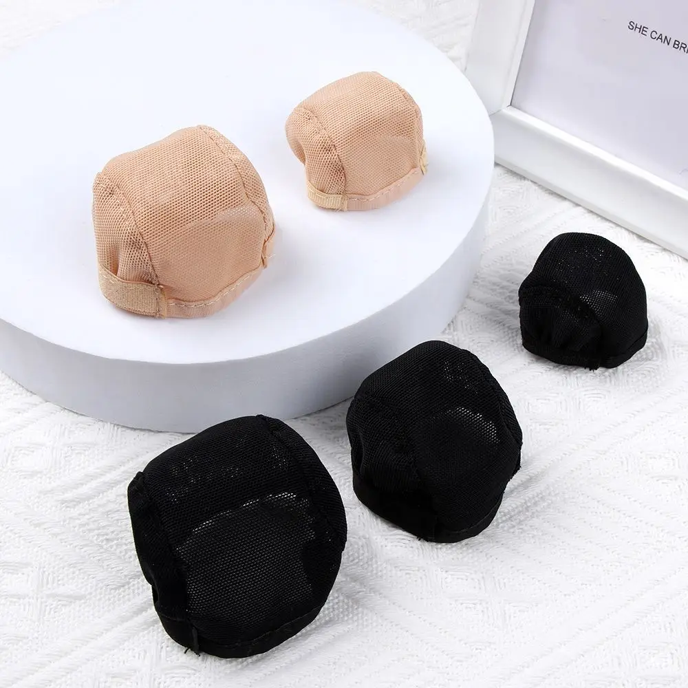 Black/Beige Color Wig 1/3 1/4 1/6 Hairnet Net Head Headgear Fixed Hair Non-slip Hat Cap