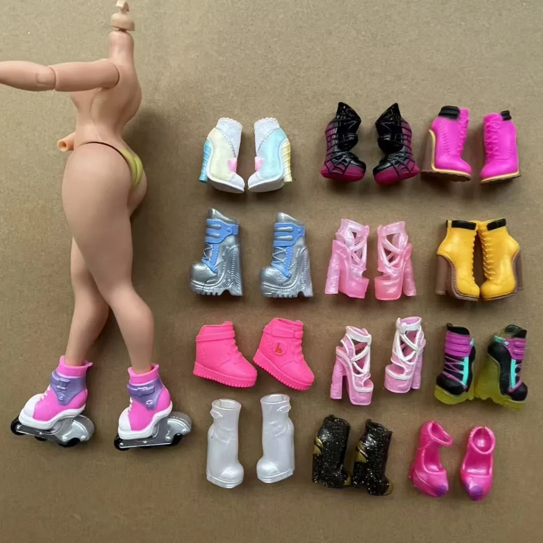 1/6 Scale DIY Dressing Fashion Sister Doll Shoes Female Personality Doll Footwear Accessories for 12'' Dolls