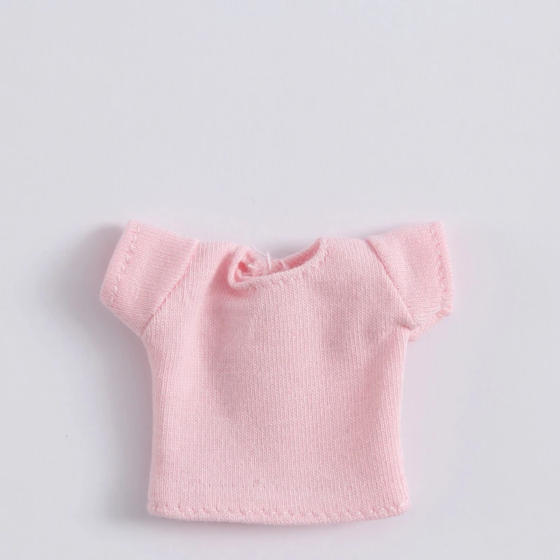 Ob11 clothes Leisure short-sleeved t-shirt for obitsu11,GCS ,YMY,P9,1/12 bjd Movable joints Dolls Accessories Toy