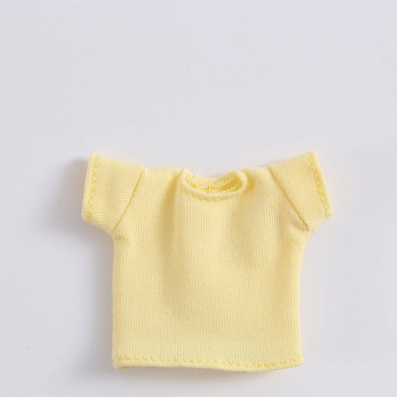 Ob11 clothes Leisure short-sleeved t-shirt for obitsu11,GCS ,YMY,P9,1/12 bjd Movable joints Dolls Accessories Toy