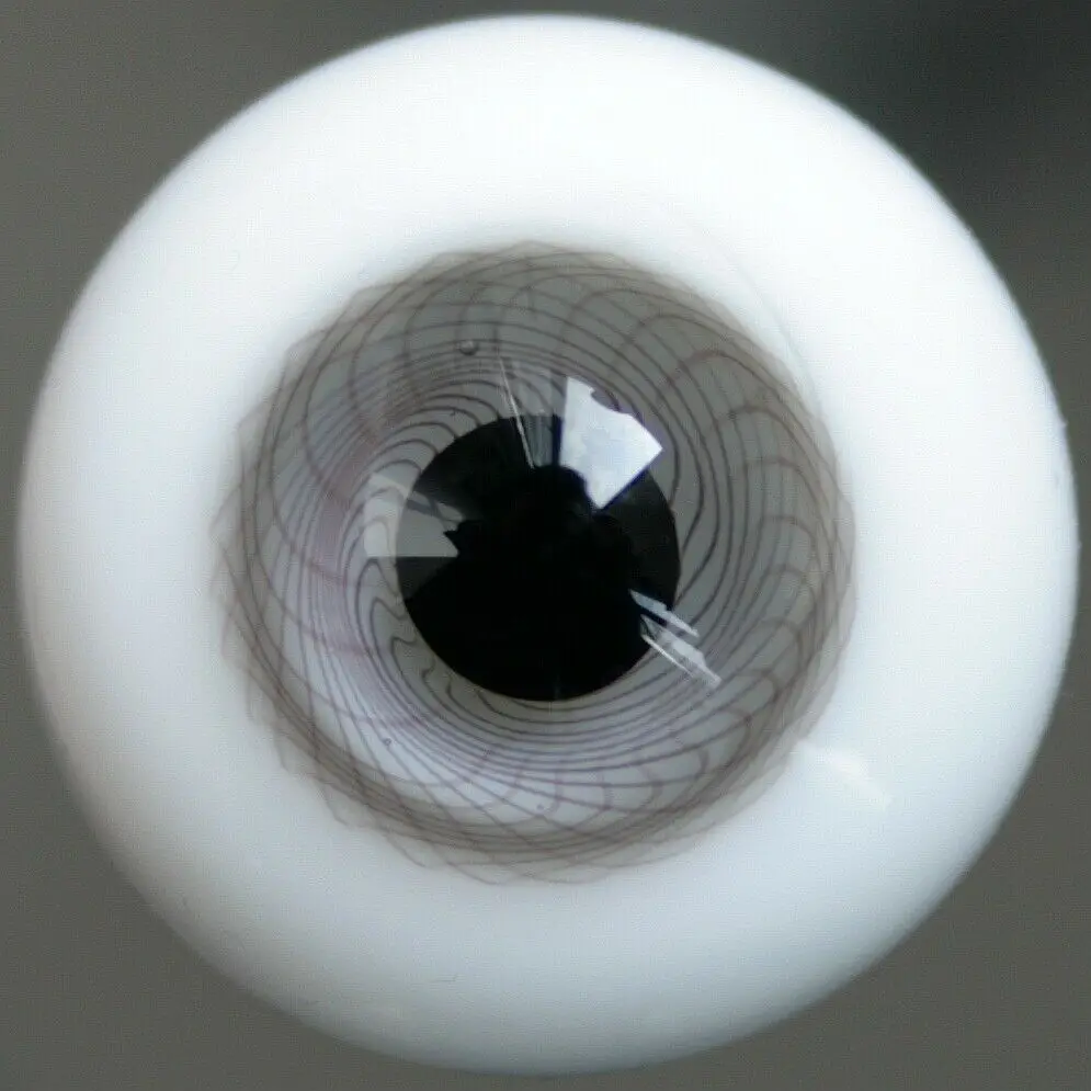 Wamami 6mm 8mm 10mm 12mm 14mm 16mm 18mm 20mm 22mm 24mm Gray Glass Eyes Eyeball Doll Dollfie Reborn Making Crafts