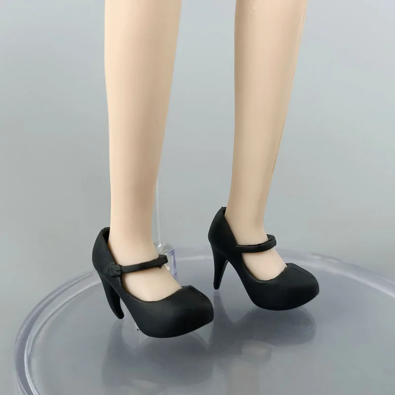 Office Work Footwear Elegant Heeled Shoes for 11.5" Doll High Heels Boat Shoes for Blythe Doll Plastic Accessories DIY Toy