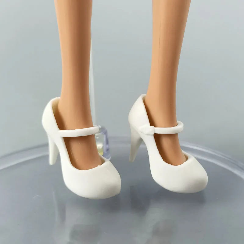 Office Work Footwear Elegant Heeled Shoes for 11.5" Doll High Heels Boat Shoes for Blythe Doll Plastic Accessories DIY Toy