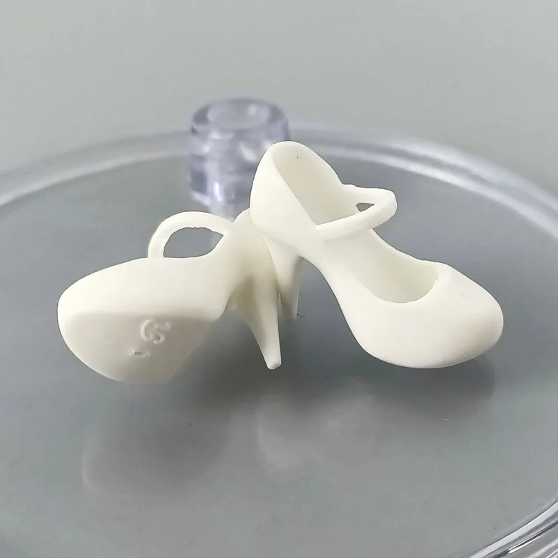 Office Work Footwear Elegant Heeled Shoes for 11.5" Doll High Heels Boat Shoes for Blythe Doll Plastic Accessories DIY Toy