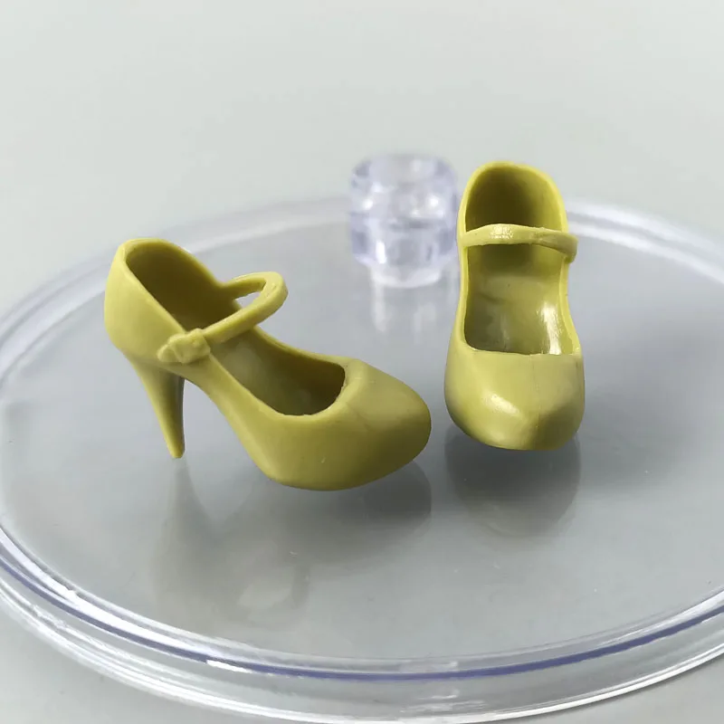 Office Work Footwear Elegant Heeled Shoes for 11.5" Doll High Heels Boat Shoes for Blythe Doll Plastic Accessories DIY Toy