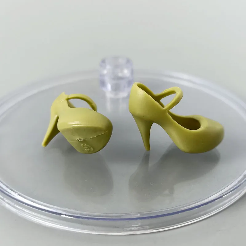 Office Work Footwear Elegant Heeled Shoes for 11.5" Doll High Heels Boat Shoes for Blythe Doll Plastic Accessories DIY Toy