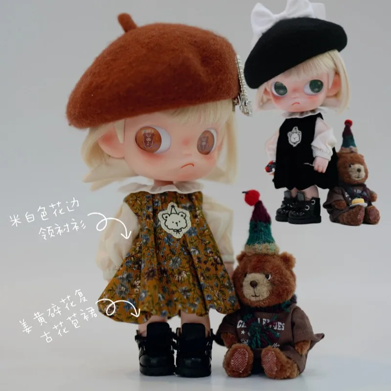 New Hand‑Sewn Doll Outfit Set For ZSIGA Yearning Land 1/8 Scale 20cm Movable Doll, Doll Replacement Costume Accessories