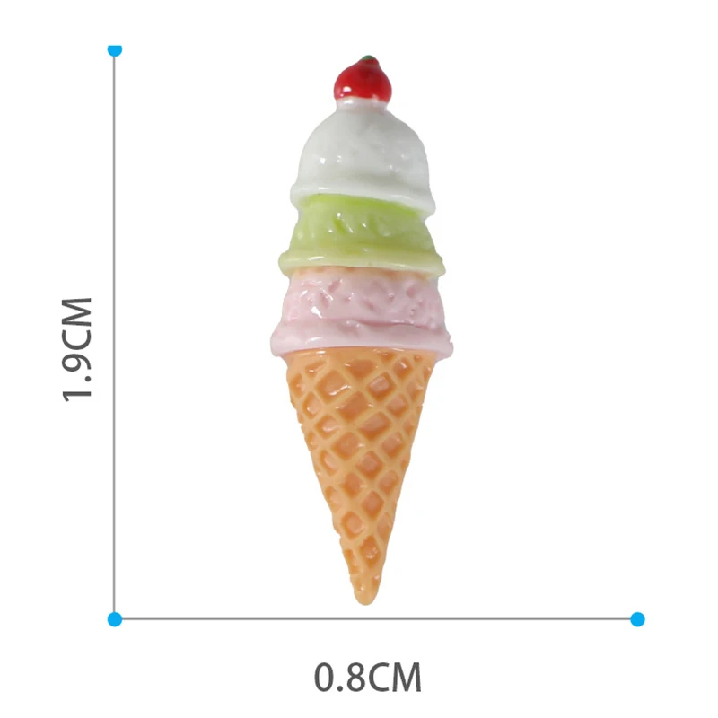 3Pcs/6Pcs Dollhouse Miniature Ice Cream Stand Ice Cream Cone Holder Model Decor Toy Doll House Accessories