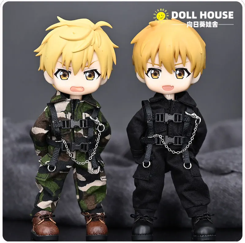 Ob11 Doll Alpha Tactical Clothes Doll Special Police Uniform Set For Molly, Gsc, Ymy, Ufdoll, Holala, 1/12 Bjd Dolls