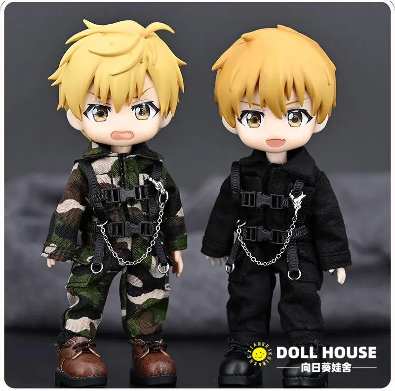 Ob11 Doll Alpha Tactical Clothes Doll Special Police Uniform Set For Molly, Gsc, Ymy, Ufdoll, Holala, 1/12 Bjd Dolls