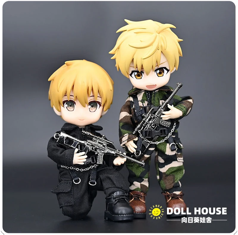 Ob11 Doll Alpha Tactical Clothes Doll Special Police Uniform Set For Molly, Gsc, Ymy, Ufdoll, Holala, 1/12 Bjd Dolls