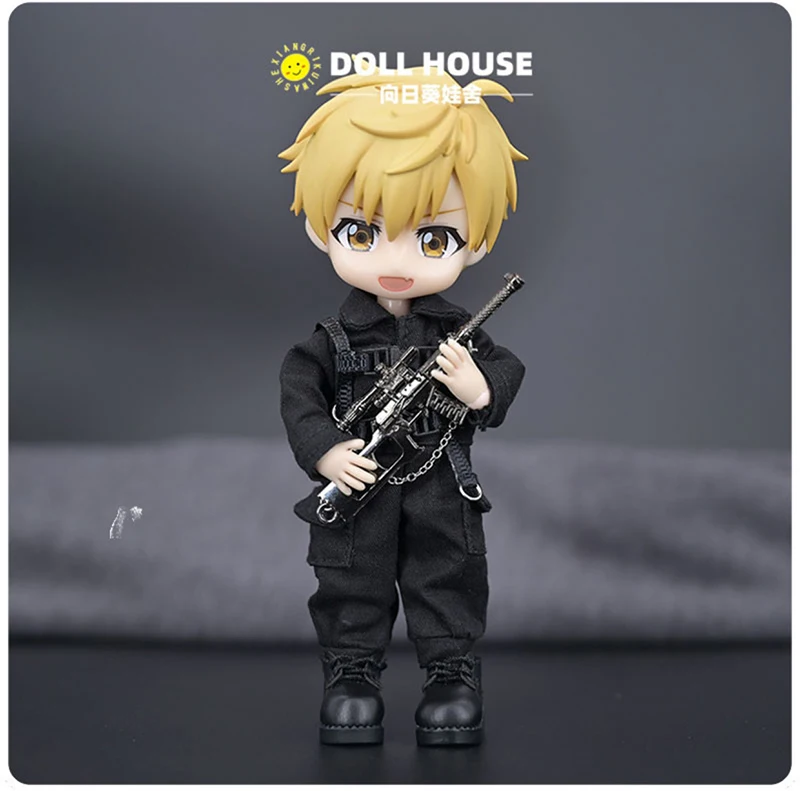 Ob11 Doll Alpha Tactical Clothes Doll Special Police Uniform Set For Molly, Gsc, Ymy, Ufdoll, Holala, 1/12 Bjd Dolls