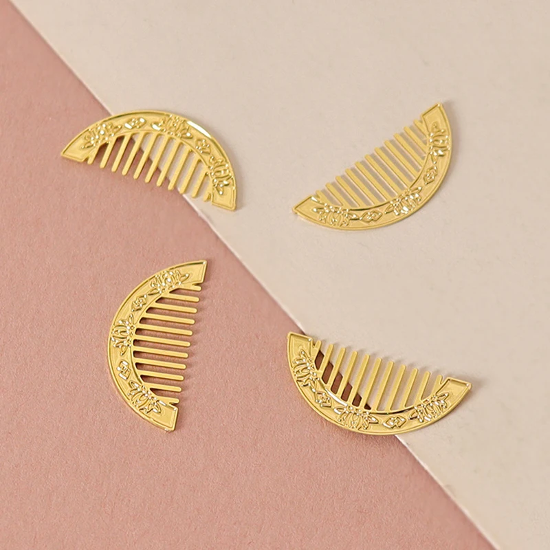 Dollhouse Simulation Chinese Style Mini Hair Comb Hairpin DIY Dolls Dress Up Decoration Accessories For Kid Pretend Play Toys