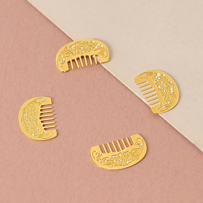 Dollhouse Simulation Chinese Style Mini Hair Comb Hairpin DIY Dolls Dress Up Decoration Accessories For Kid Pretend Play Toys