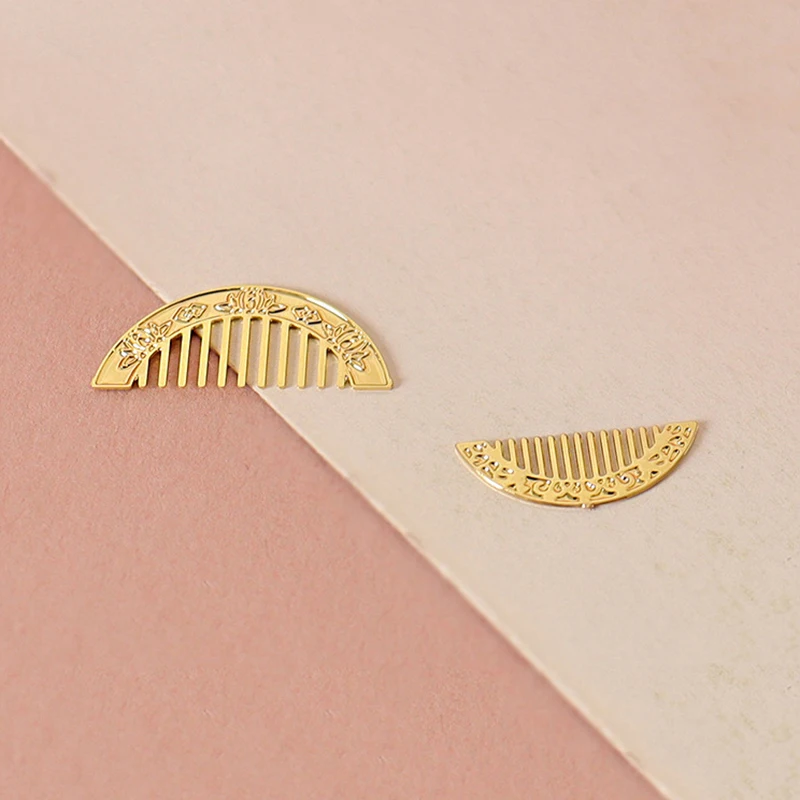 Dollhouse Simulation Chinese Style Mini Hair Comb Hairpin DIY Dolls Dress Up Decoration Accessories For Kid Pretend Play Toys